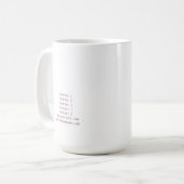 ベリーの花 – コーヒー、紅茶マグカップ コーヒーマグカップ (正面左)