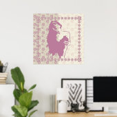 ベリーの花 – ポスター (ホームオフィス)