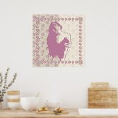 ベリーの花 – ポスター (キッチン)