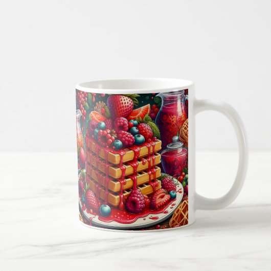 ベリーの重ねワッフル コーヒーマグカップ (右)