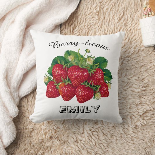 ベリーを含む クッション (ブランケット)