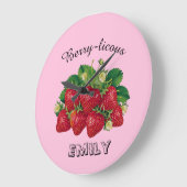 ベリーを含む ラージ壁時計 (傾斜)