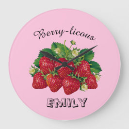 ベリーを含む ラージ壁時計