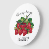 ベリーを含む ラージ壁時計 (傾斜)