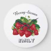 ベリーを含む ラージ壁時計 (正面)