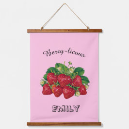 ベリーを含む 吊り下げ型タペストリー