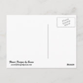 ベリーを持ったホリー ポストカード (裏面)