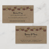 ベリーアンドスターズカントリー初期のクラフト ロイヤリティカード (正面/裏面)