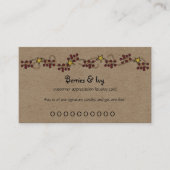 ベリーアンドスターズカントリー初期のクラフト ロイヤリティカード (正面)