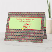 ベリーアンドスターズホリデイ カード (裏面)