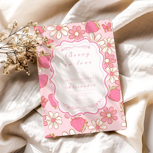 ベリーイン開花ブライダルシャワー 招待状