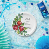 ベリーウォーター色の茎 ペーパープレート (パーティー)