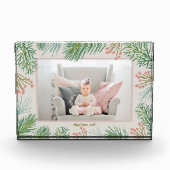 ベリーエバーグリーンクリスマスカスタム フォトブロック (正面)