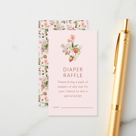 ベリーオムツラッフルカード エンクロージャーカード (正面/裏面インサイチュ)