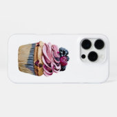 ベリーカップケーキ iPhoneケース (裏面横)