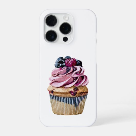 ベリーカップケーキ iPhoneケース (裏面)