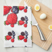 ベリーキッチンタオル キッチンタオル (四つ折り)