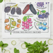 ベリーキッチンタオル キッチンタオル (折り畳み)