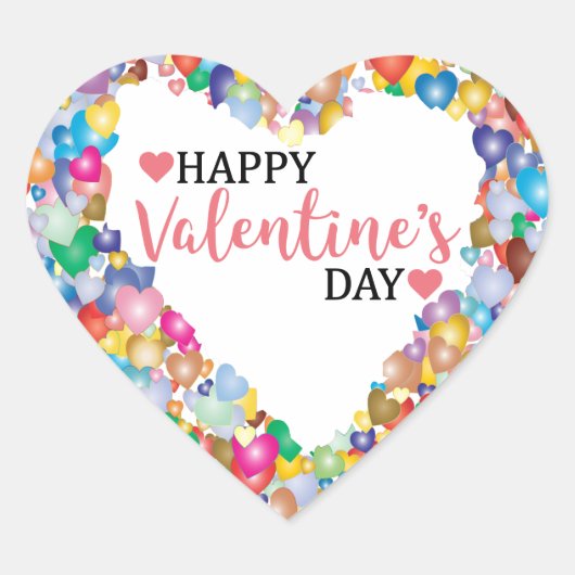 ベリーキュートバレンタインハートシール ハートシール (正面)