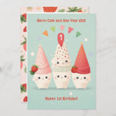ベリーキュート1周年記念誕生日カード シーズンカード (正面/裏面)