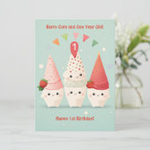 ベリーキュート1周年記念誕生日カード シーズンカード (スタンド正面)