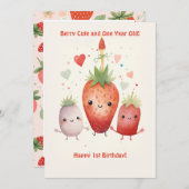 ベリーキュート1周年記念誕生日カード シーズンカード (正面/裏面)