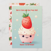 ベリーキュート1周年記念誕生日カード シーズンカード (正面/裏面)