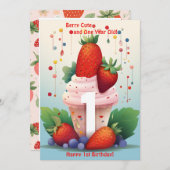 ベリーキュート1周年記念誕生日カード シーズンカード (正面/裏面)