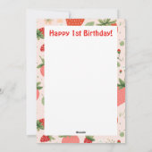 ベリーキュート1周年記念誕生日カード シーズンカード (裏面)