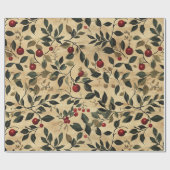 ベリークリスマスアート ラッピングペーパー (フラット)