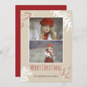 ベリークリスマス シーズンカード (正面/裏面)