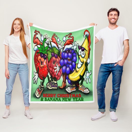 ベリークリスマス フリースブランケット (インサイチュ)