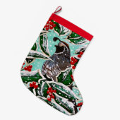 ベリークワイルストッキング ラージクリスマスストッキング (正面 (吊り時))