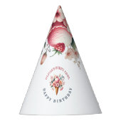 ベリークールハッピーバースデーアイスクリームパーティー パーティーハット (正面)