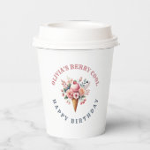 ベリークールハッピーバースデーアイスクリームパーティー 紙コップ (裏面)