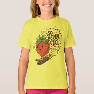 ベリークール甘いちご果実 Tシャツ