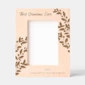 ベリーグリーン最高のおばあちゃん レーザー彫刻フレーム (正面)