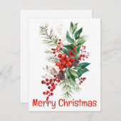 ベリーシダと離れクリスマスカード シーズンカード (正面/裏面)