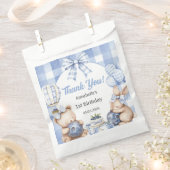 ベリースイートウォーターカラーブルーベリーバースデーパーティー フェイバーバッグ (クリップ留めされた状態)