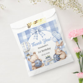 ベリースイートウォーターカラーブルーベリーバースデーパーティー フェイバーバッグ