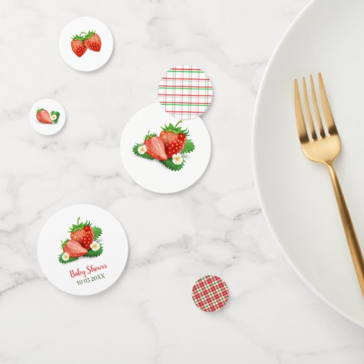 ベリースイートウォーターカラーベビーシャワーテーブル紙吹雪 コンフェッティ (グループ)