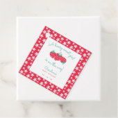 ベリースイートガールベビーシャワーストロベリーフローラ フェイバータグ (インサイチュ)