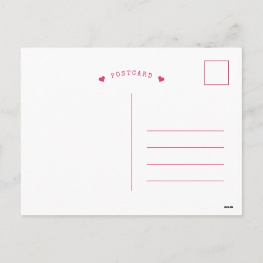 ベリースイートキッズフォトバレンタインデー シーズンポストカード (裏面)