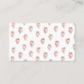 ベリースイートケーキベビーシャワーブックリクエスト エンクロージャーカード (裏面)