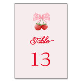 ベリースイートコケットベビーシャワー テーブルナンバー (正面)