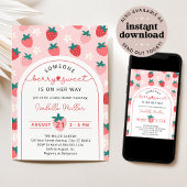 ベリースイートサマーガールベビーシャワー 招待状