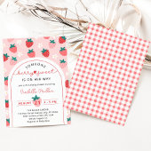 ベリースイートサマーガールベビーシャワー 招待状