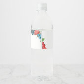 ベリースイートサマーベビーシャワー ペットボトルラベル (裏面)