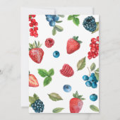 ベリースイートサマーベビーシャワー 招待状 (裏面)