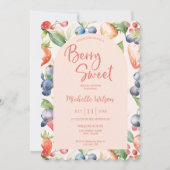 ベリースイートサマーワイルドベリー&フラワーズブライダル 招待状 (正面)